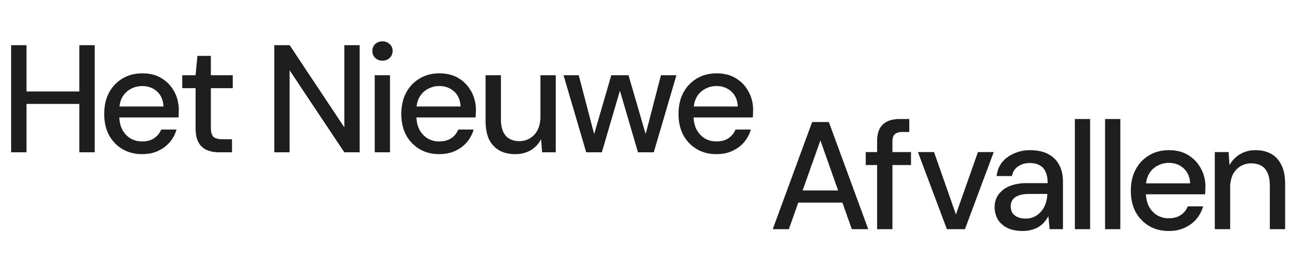 Het Nieuwe Afvallen Logo