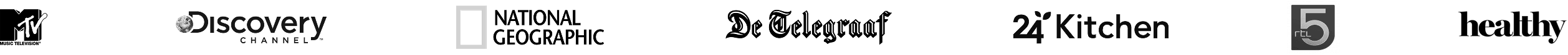 Featured in media partners: MTV, Discovery, National Geographic, Telegraaf, 24Kitchen, RTL5, Healthy